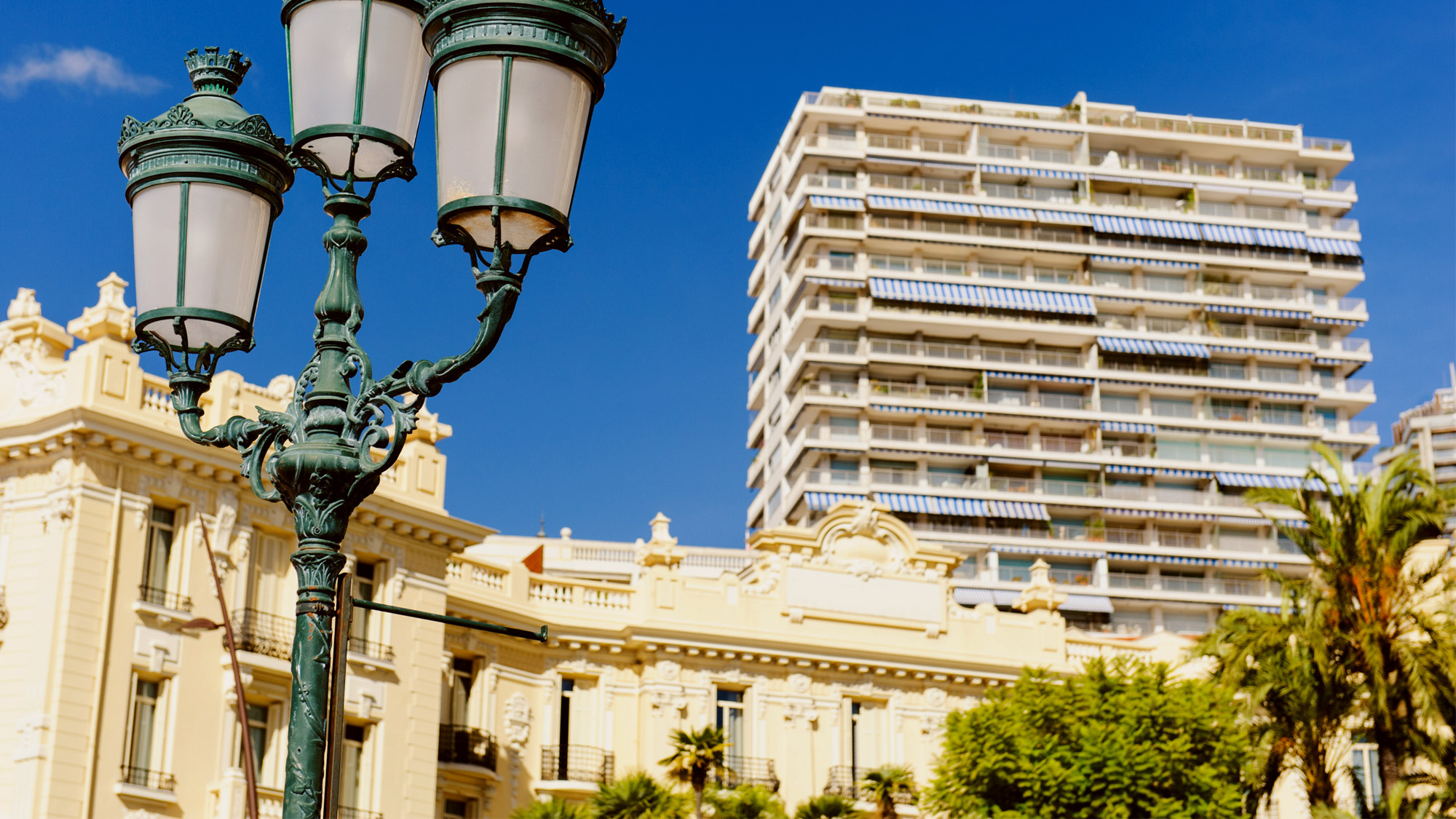 Property management in Monaco contrasts with belle epoque and modern styles 
