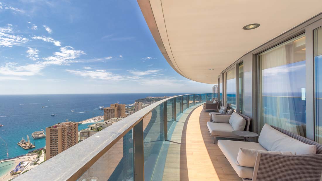 apartments in monaco with sea view